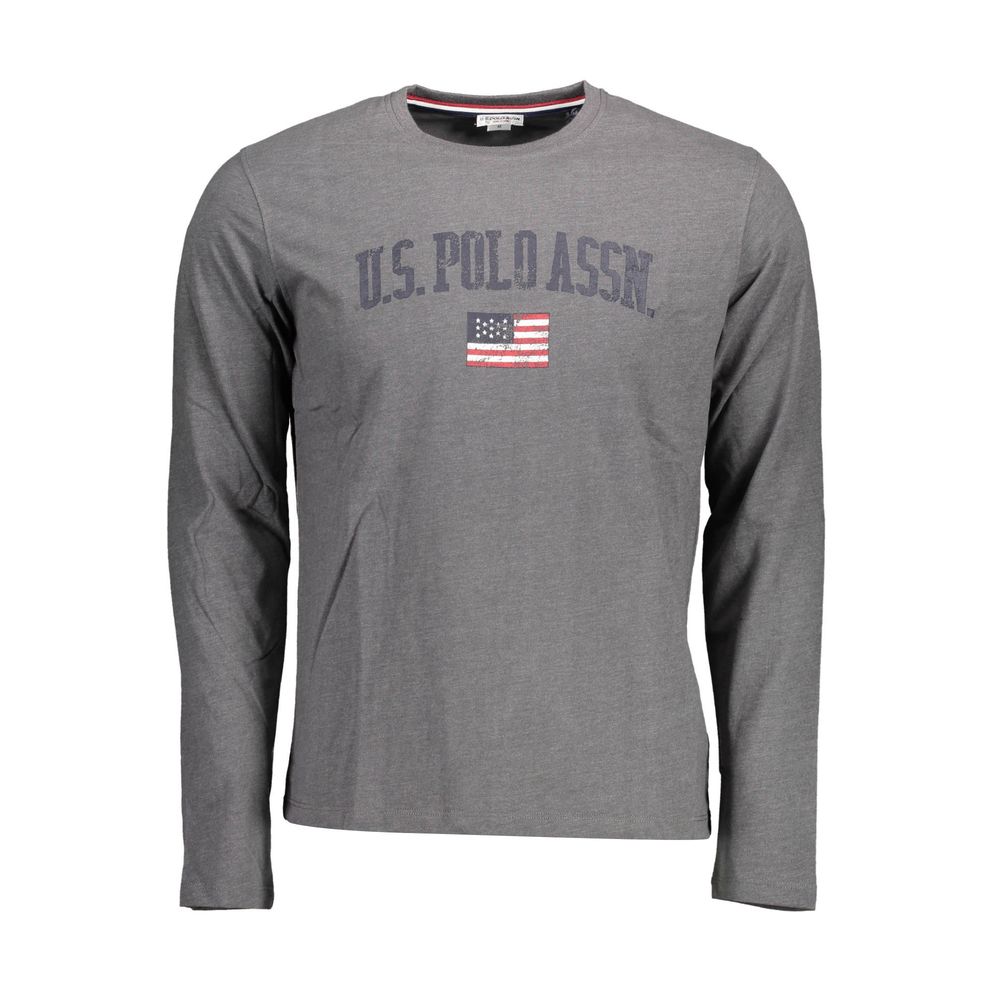 U.S. POLO ASSN. Gray Cotton Men T-Shirt - XXL