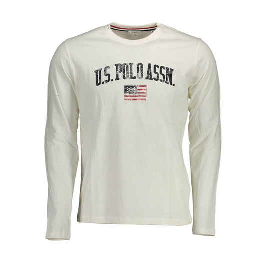 U.S. POLO ASSN. White Cotton Men T-Shirt - XXL