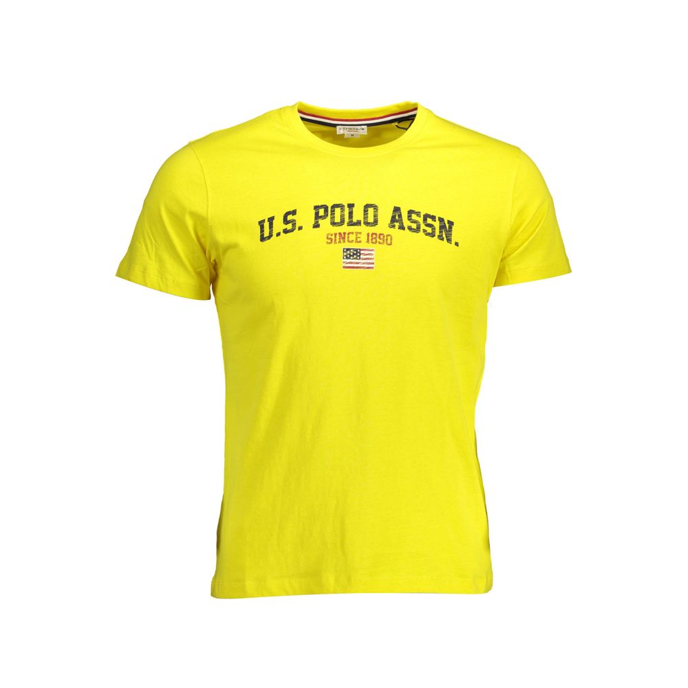 U.S. POLO ASSN. Yellow Cotton Men TShirt - XXL