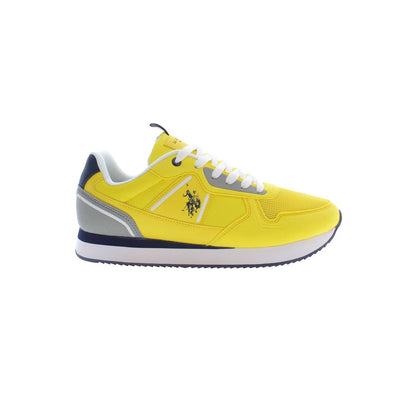 U.S. POLO ASSN. Yellow Polyester Men Sneaker - EU44/US11