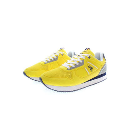 U.S. POLO ASSN. Yellow Polyester Men Sneaker - EU44/US11