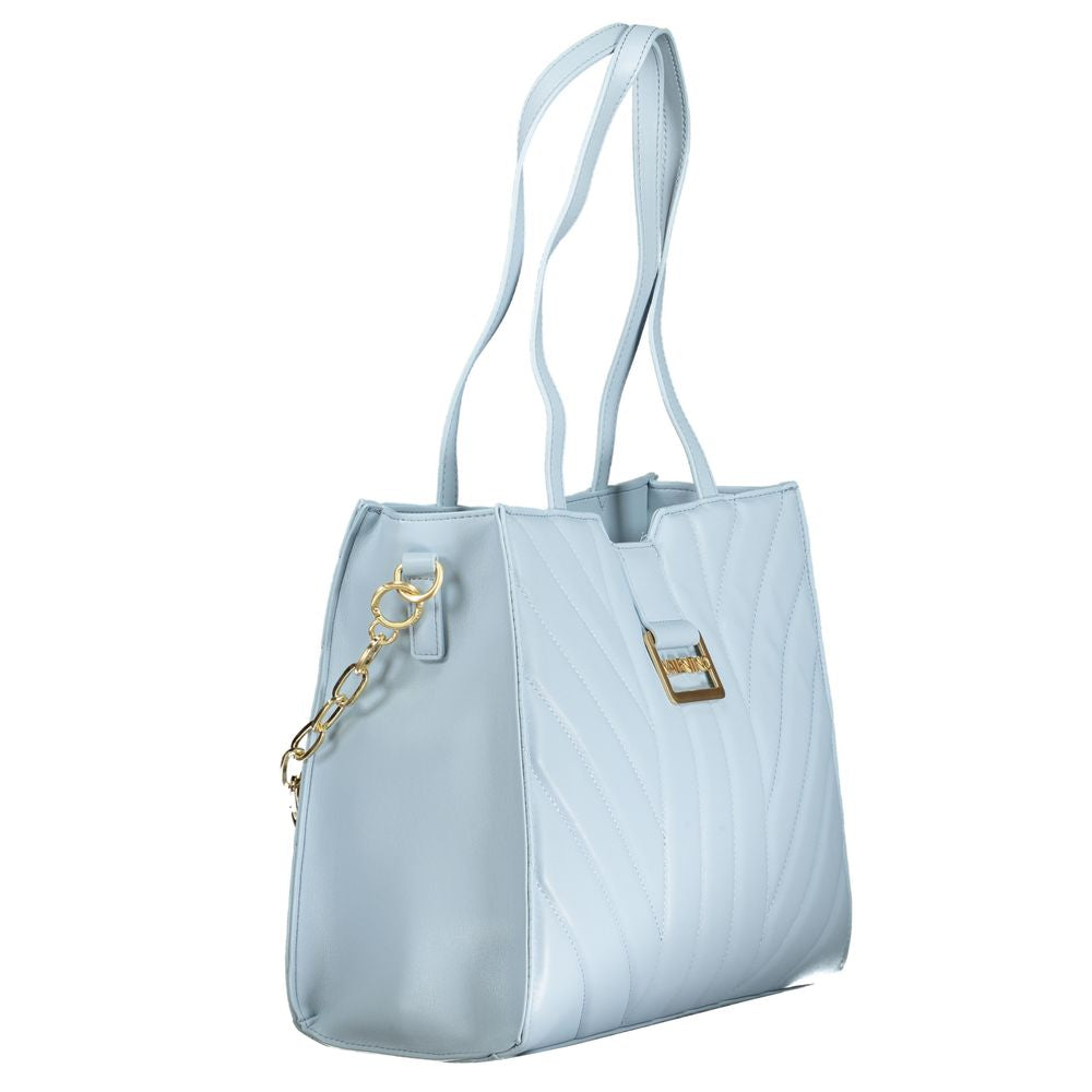 Valentino Bags Light Blue Polyethylene Handbag