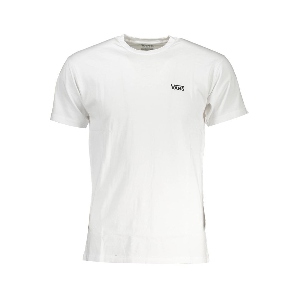 Vans White Cotton Men T-Shirt - XL