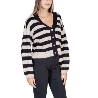 Vero Moda Beige Polyester Cardigan