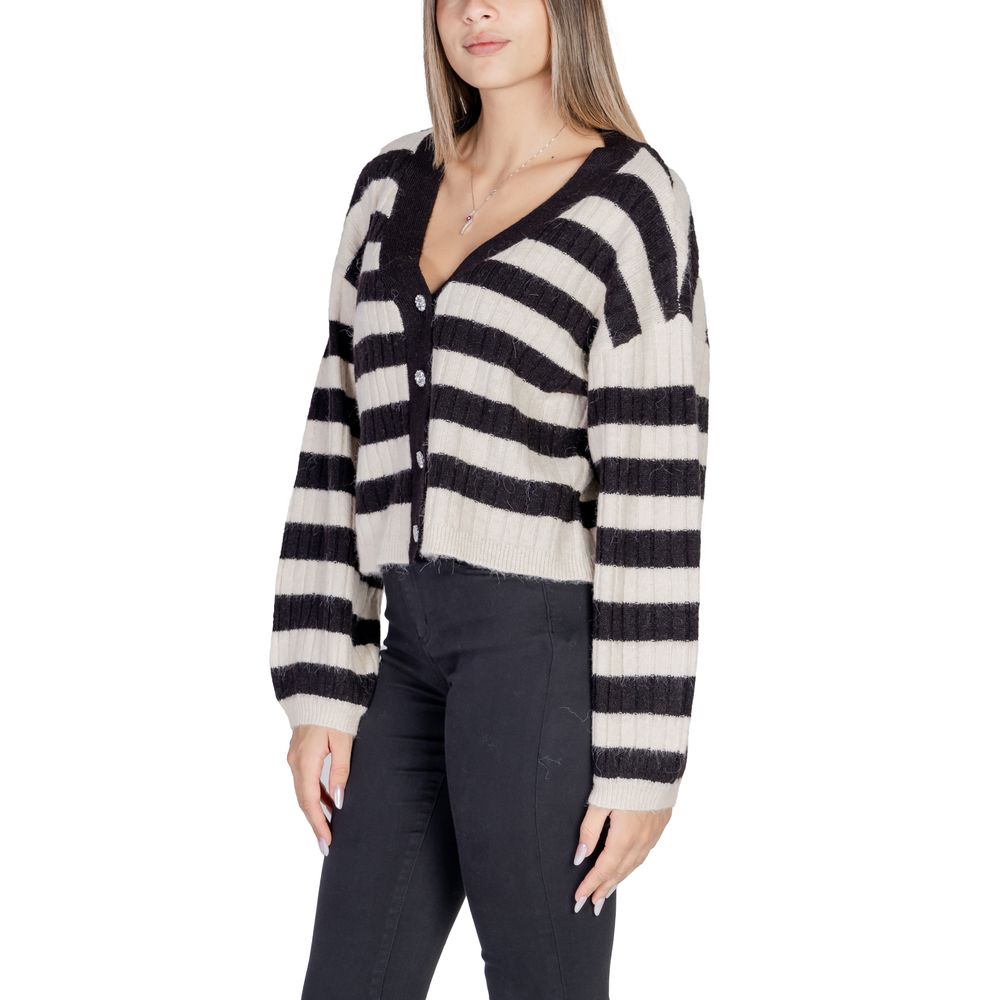 Vero Moda Beige Polyester Cardigan