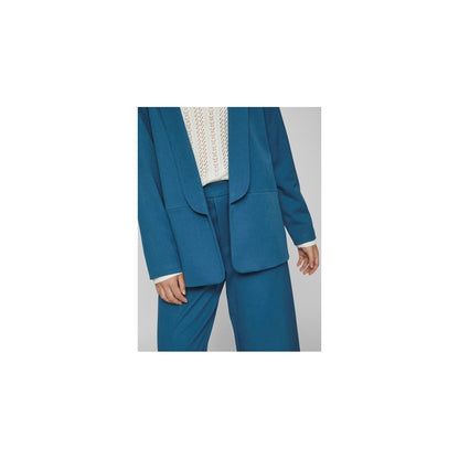 Vila Clothes Blue Polyester Suits & Blazer - IT38|XS