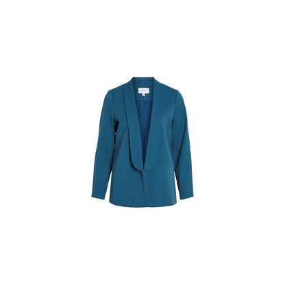 Vila Clothes Blue Polyester Suits & Blazer - IT38|XS