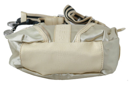 WAYFARER Chic White Fabric Shoulder Bag - Perfect for Any Occasion