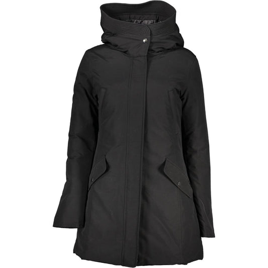 Woolrich Black Cotton Jackets & Coat - L