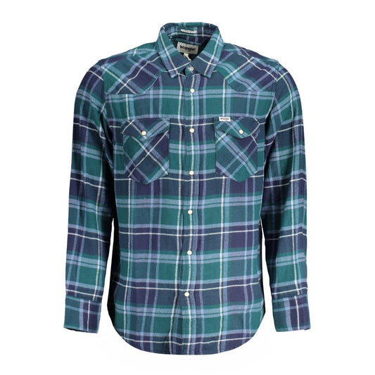 Wrangler Green Cotton Shirt - S