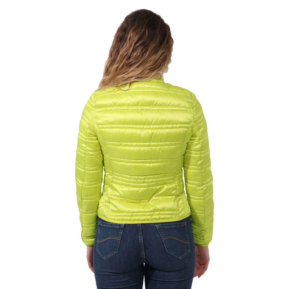 Yes Zee Green Polyester Women’s Jacket