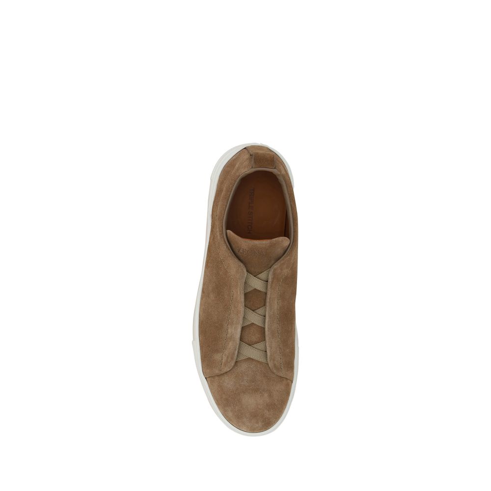 ZEGNA Suede leather Sneakers - EU42.5/US9.5