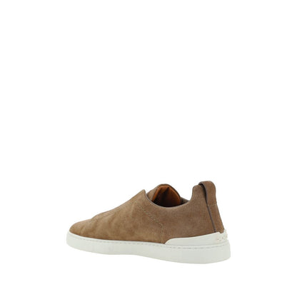 ZEGNA Suede leather Sneakers - EU42.5/US9.5